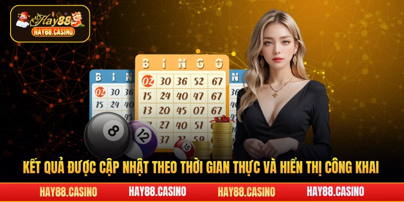 Kết quả được cập nhật theo thời gian thực và hiển thị công khai